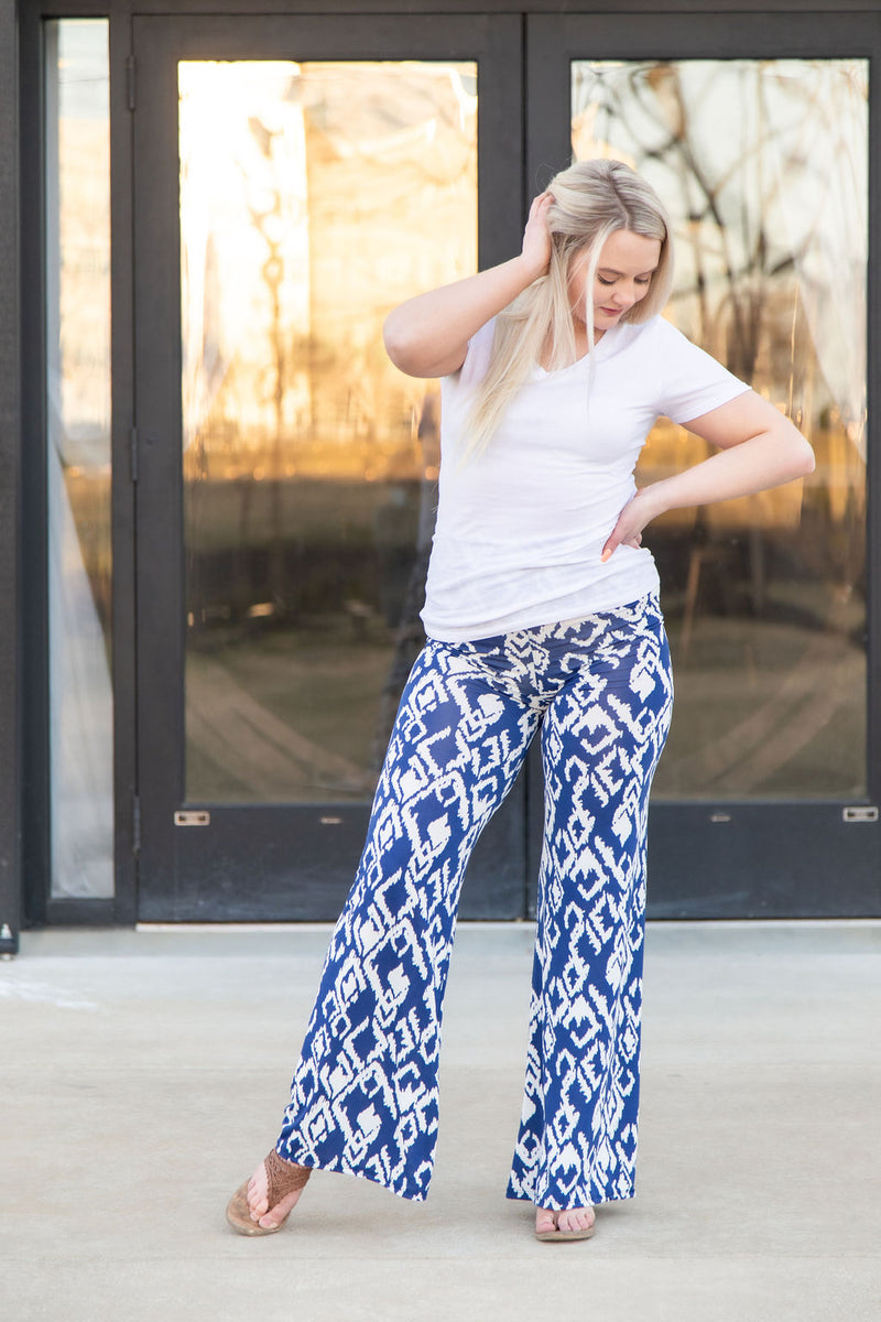Printed Palazzo Pants – Jaclyn's Chic Boutique